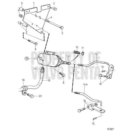 Volvo Penta Tachometer Sensor 1502028